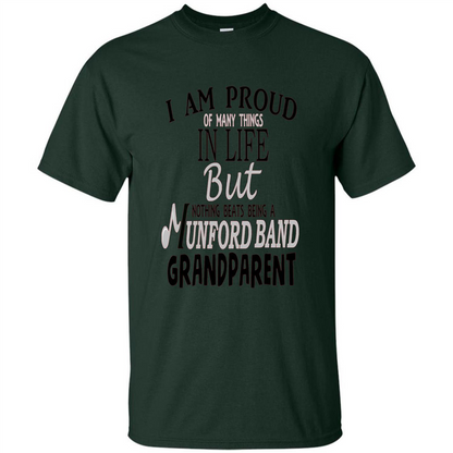 Proud Grandparent T-shirt Nothing Beats Being A Grandparent Forest Green