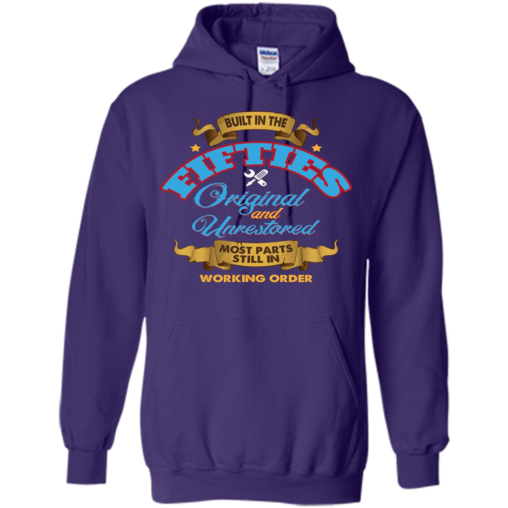 Built in 50s Original and Unrestored Most Parts Still In Working Order T-shirt Purple