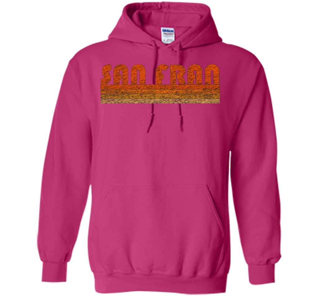 Vintage Retro San Francisco T-Shirt cool shirt Heliconia