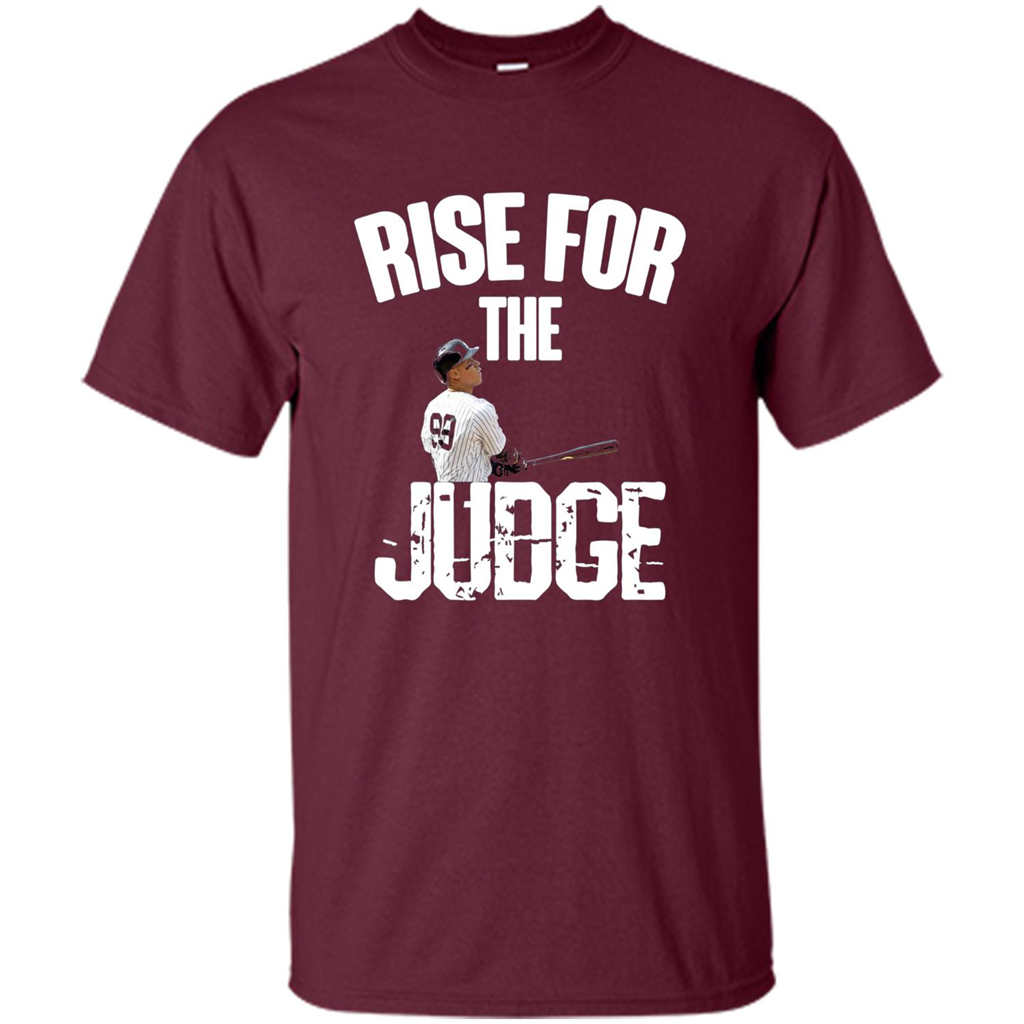 All Rise For The Judge Shirt 99 Baseball T-shirt Maroon