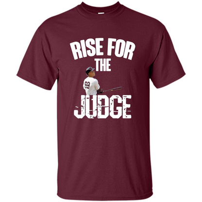 All Rise For The Judge Shirt 99 Baseball T-shirt Maroon