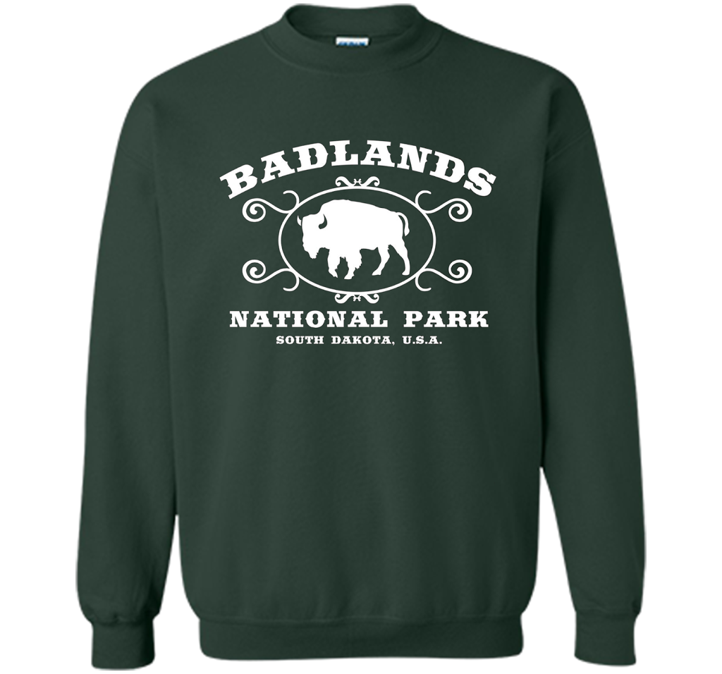 Whereables: Badlands National Park T-Shirt cool shirt Forest Green