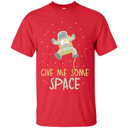 Astronaut T-shirt Give Me Some Space T-shirt Red