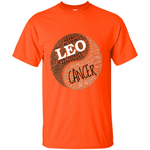 Zodiac Facts T-shirt Women Leo and Cancer T-shirt