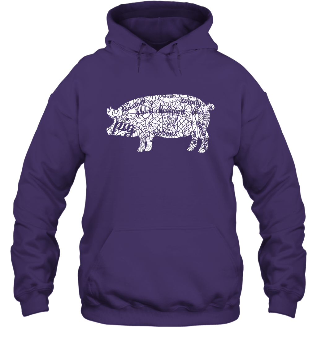 Pig Grand Champion Shirt Hoodie Hoodie Purple