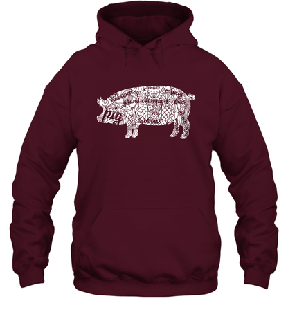 Pig Grand Champion Shirt Hoodie Hoodie Maroon
