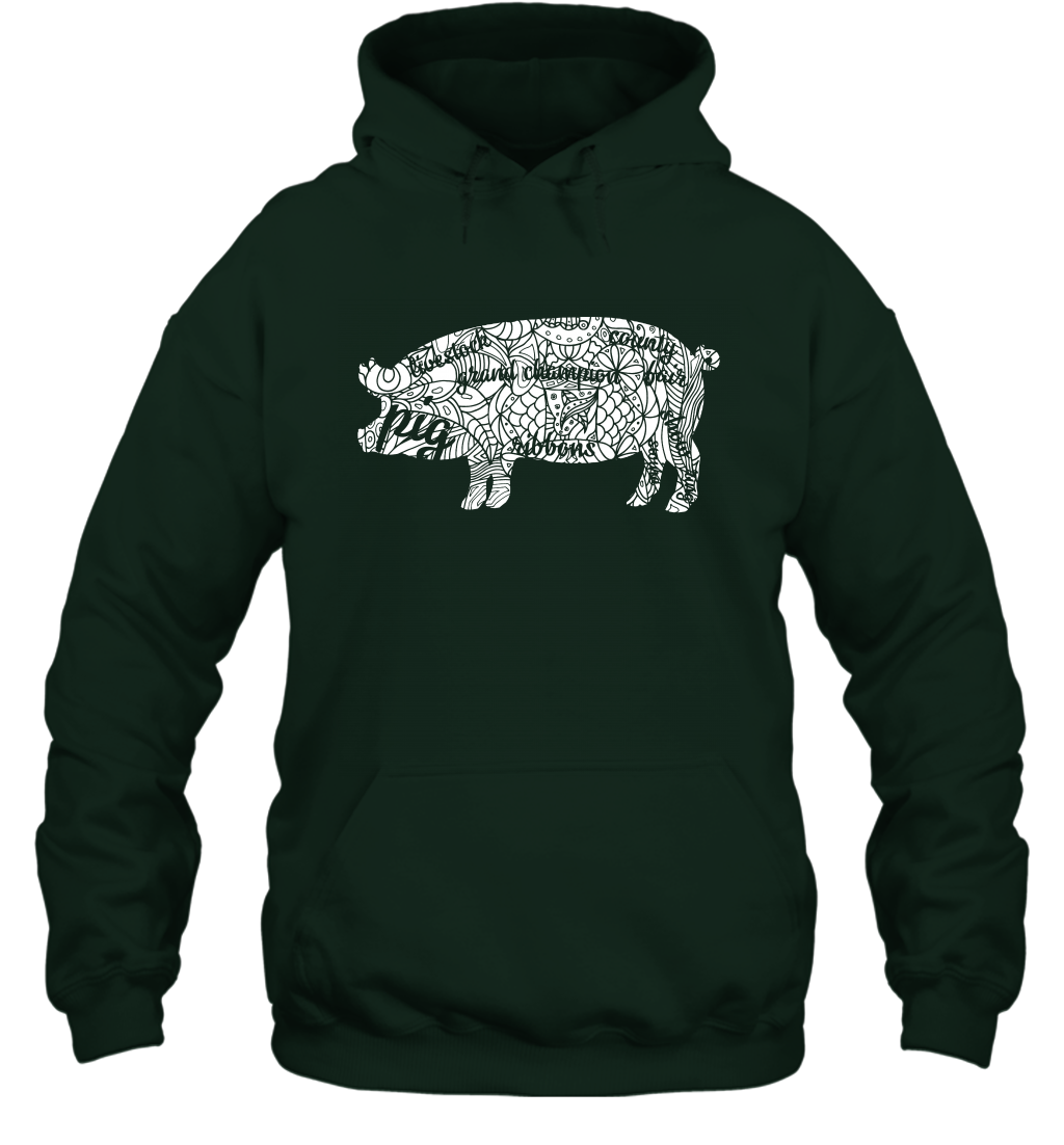 Pig Grand Champion Shirt Hoodie Hoodie Forest