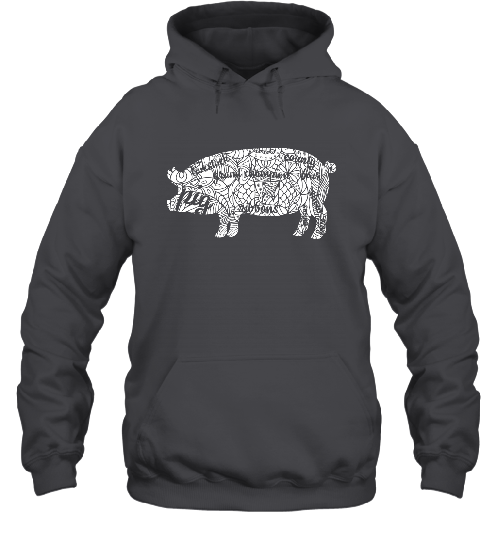 Pig Grand Champion Shirt Hoodie Hoodie Dark Heather