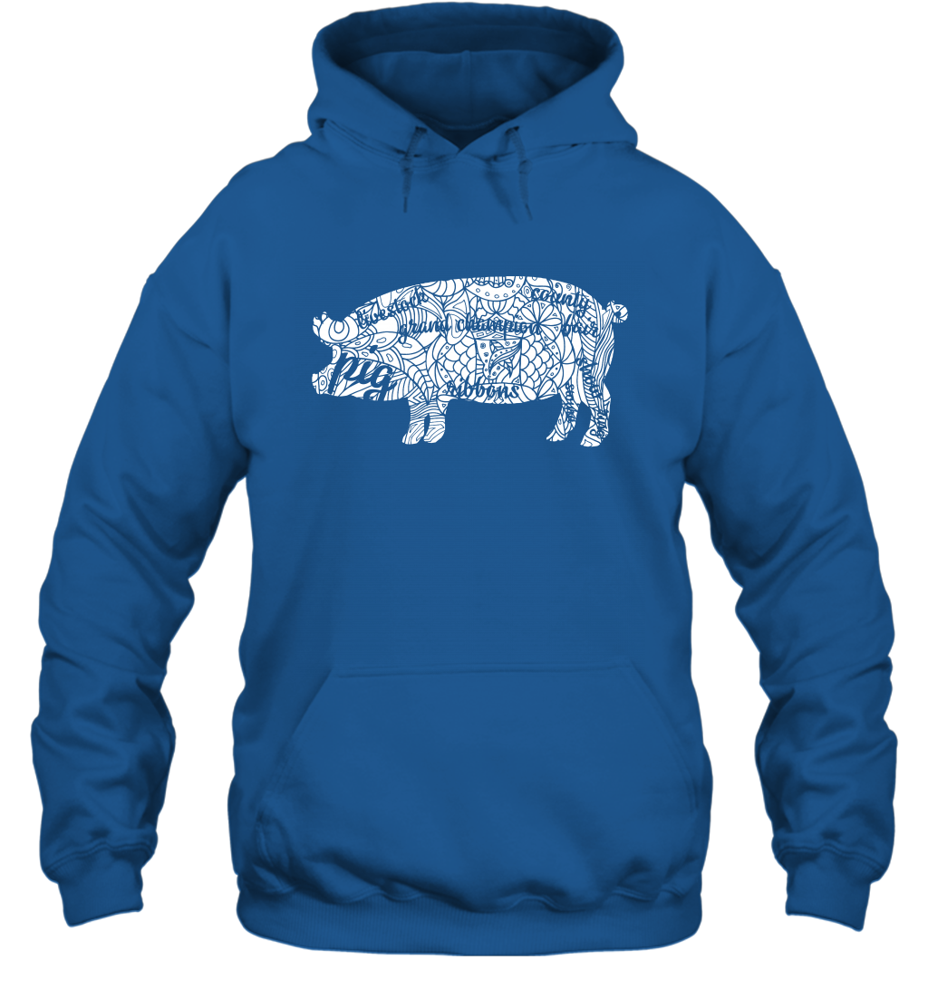 Pig Grand Champion Shirt Hoodie Hoodie Royal