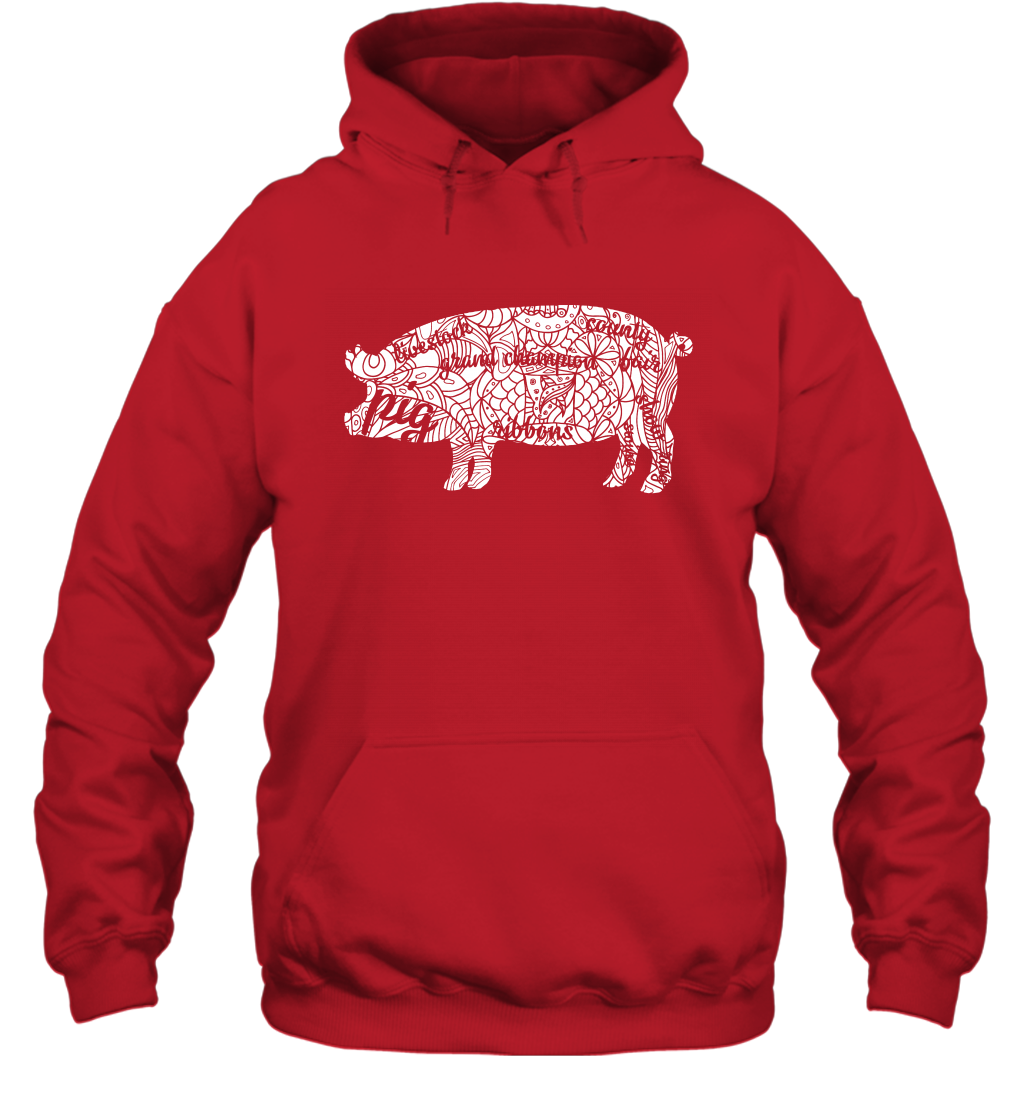 Pig Grand Champion Shirt Hoodie Hoodie Red