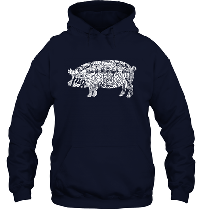 Pig Grand Champion Shirt Hoodie Hoodie Navy