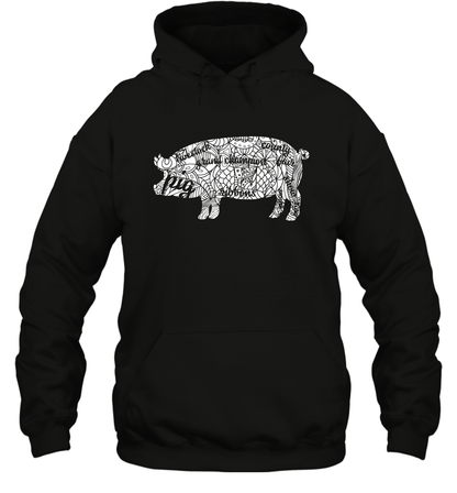 Pig Grand Champion Shirt Hoodie Hoodie Black