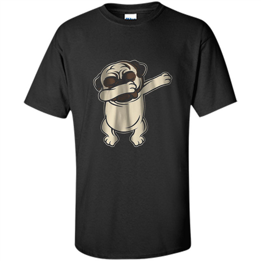 Pug Dabbing T-shirt Black