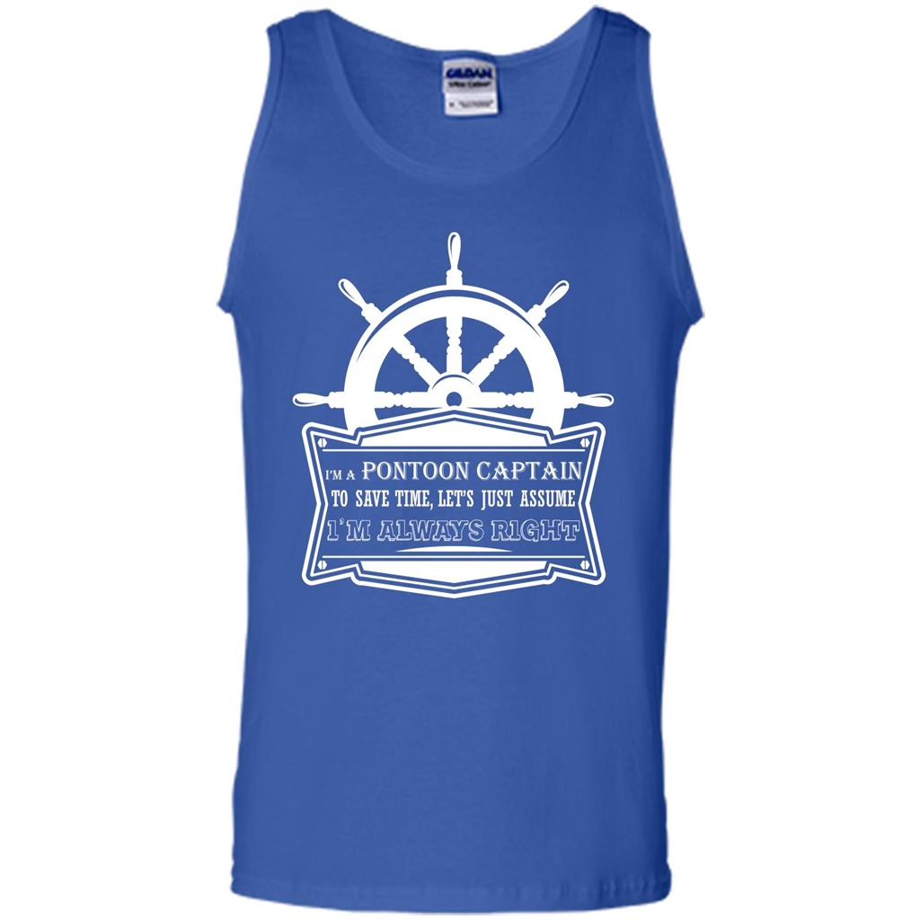 I'm A Pontoon Captain T-shirt Royal