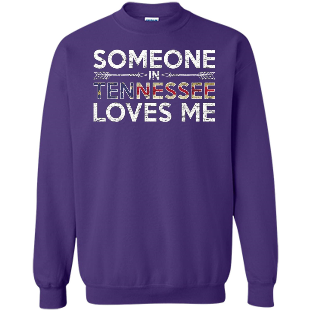 Someone in Tennessee Loves Me T-shirt Purple