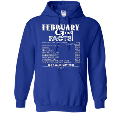 February Guy Facts T-shirt Royal