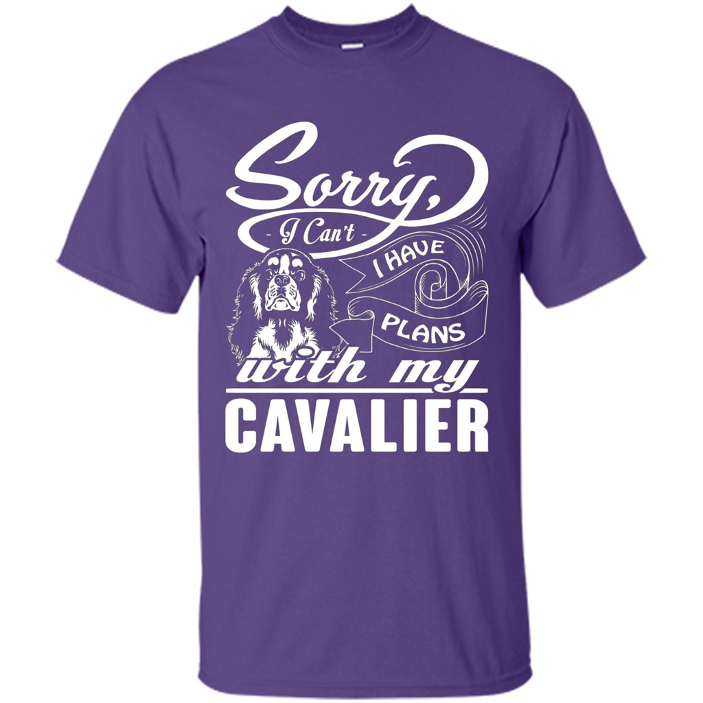 I Have Plans With My Cavalier T-shirt Purple