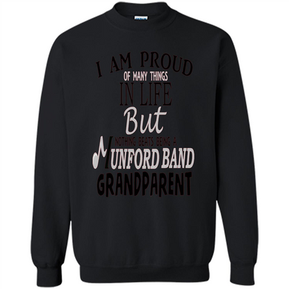 Proud Grandparent T-shirt Nothing Beats Being A Grandparent Black