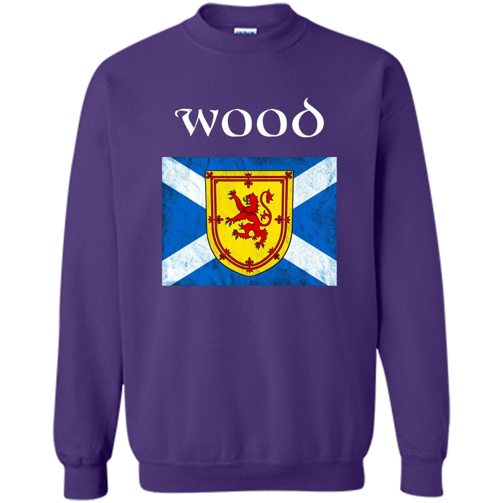 Scottish Clan Wood T-shirt Orange