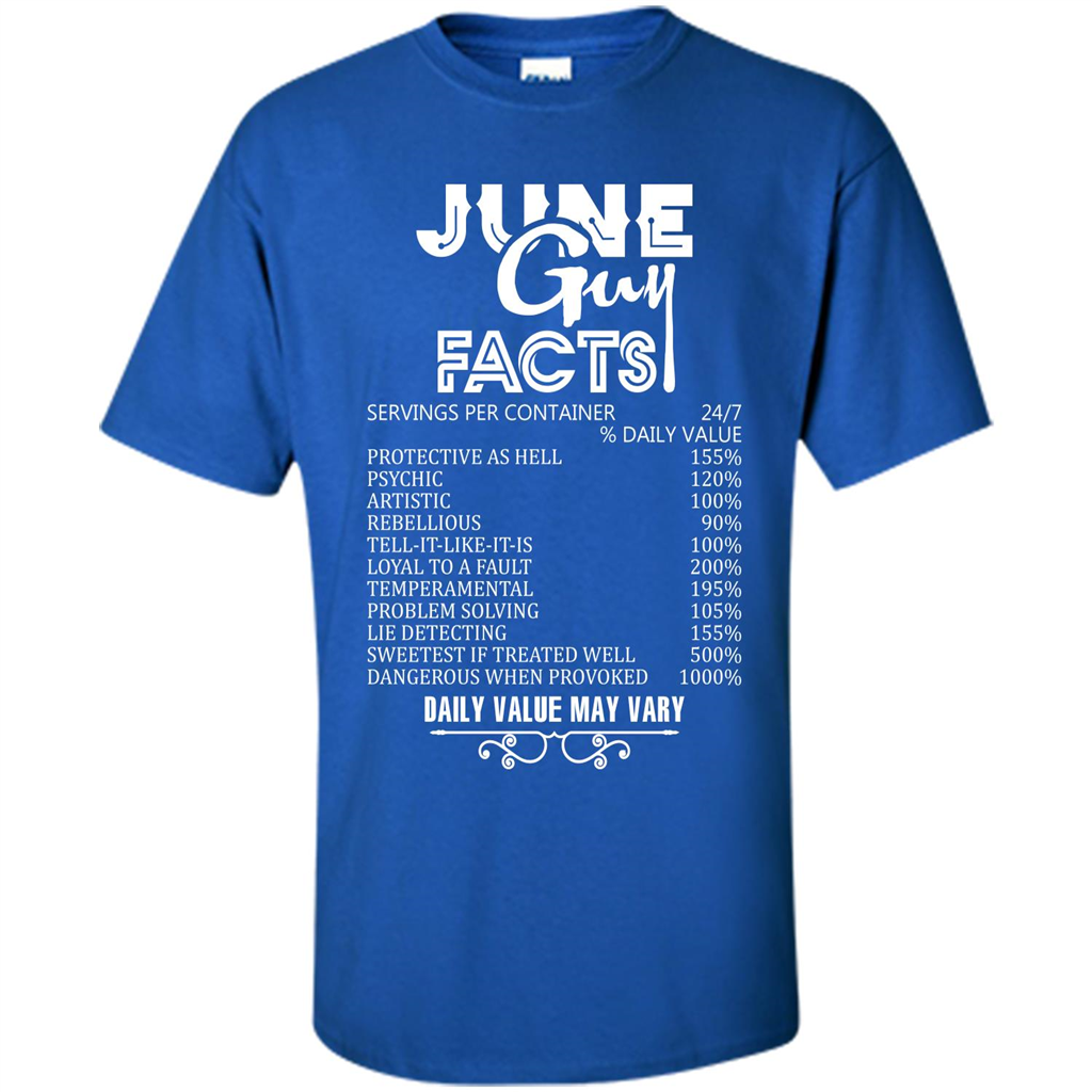 June Guy Facts T-shirt Royal