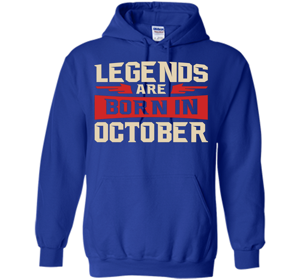 October T-shirt Legends Are Born In October T-shirt Royal