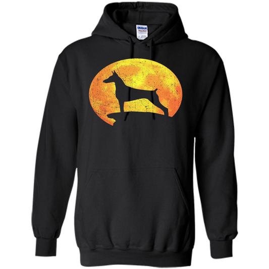 Dog Orange Halloween Costume T-shirt Black
