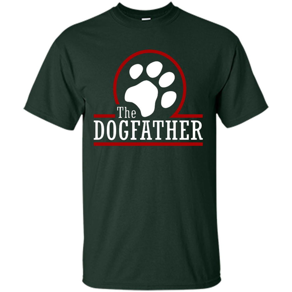 Love Dog T-Shirt The Dogfather Forest Green
