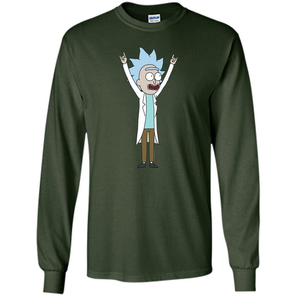 Movie Lover. Tiny Rick T-shirt Forest Green