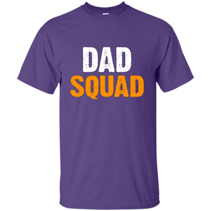 Fathers day T-shirt DAD Squad Funny T-Shirt Purple