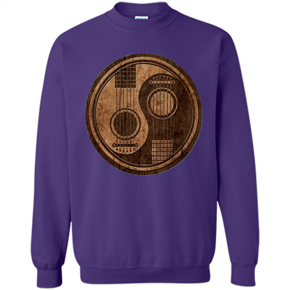 Best gift for Guitar T-shirt Guitar Ying-Yang Gift Orange