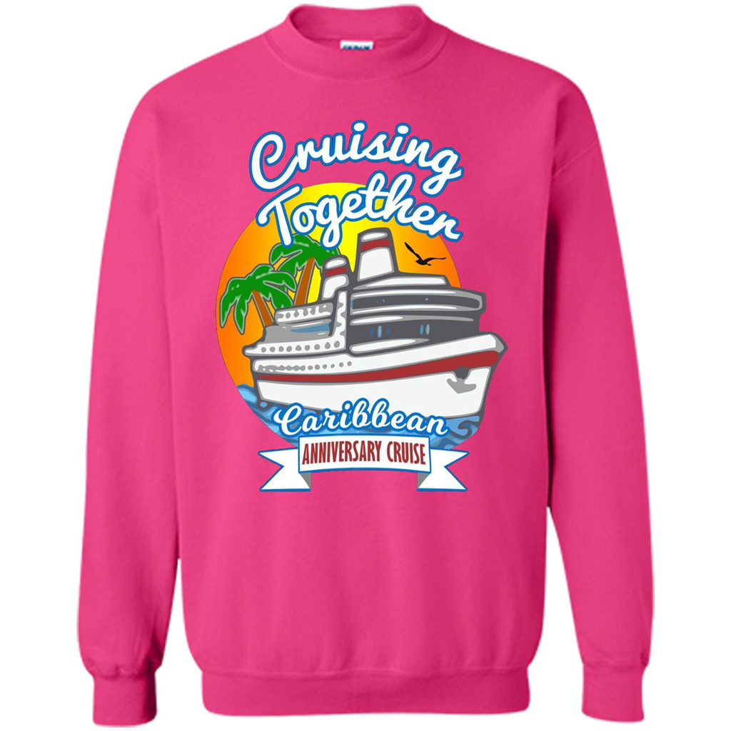 Cruising Together 2017 Anniversary Caribbean Cruise T-Shirt Heliconia