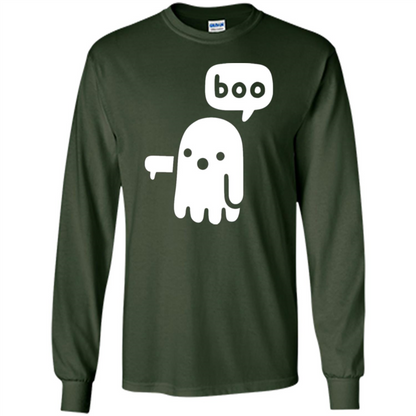 Ghost Of Disapproval T-shirt Boo Forest Green