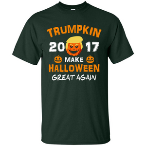 Halloween T-shirt Trumpkin 2017 Make Halloween Great Again T-shirt