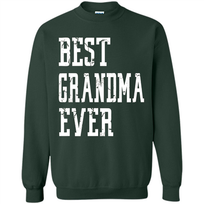 Best Grandma Ever T-Shirt - Grandparents Day T-shirt Forest Green