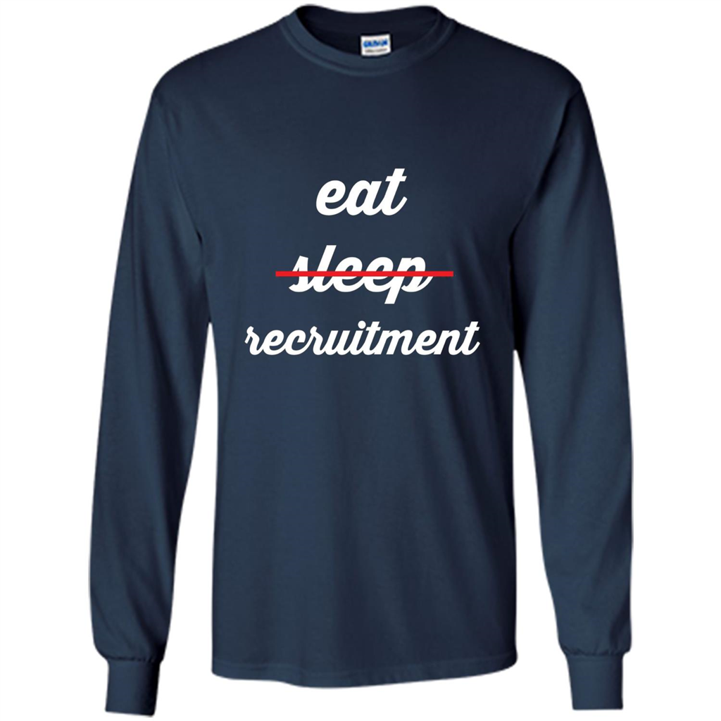 Eat Sleep Recruitment T-shirt Navy