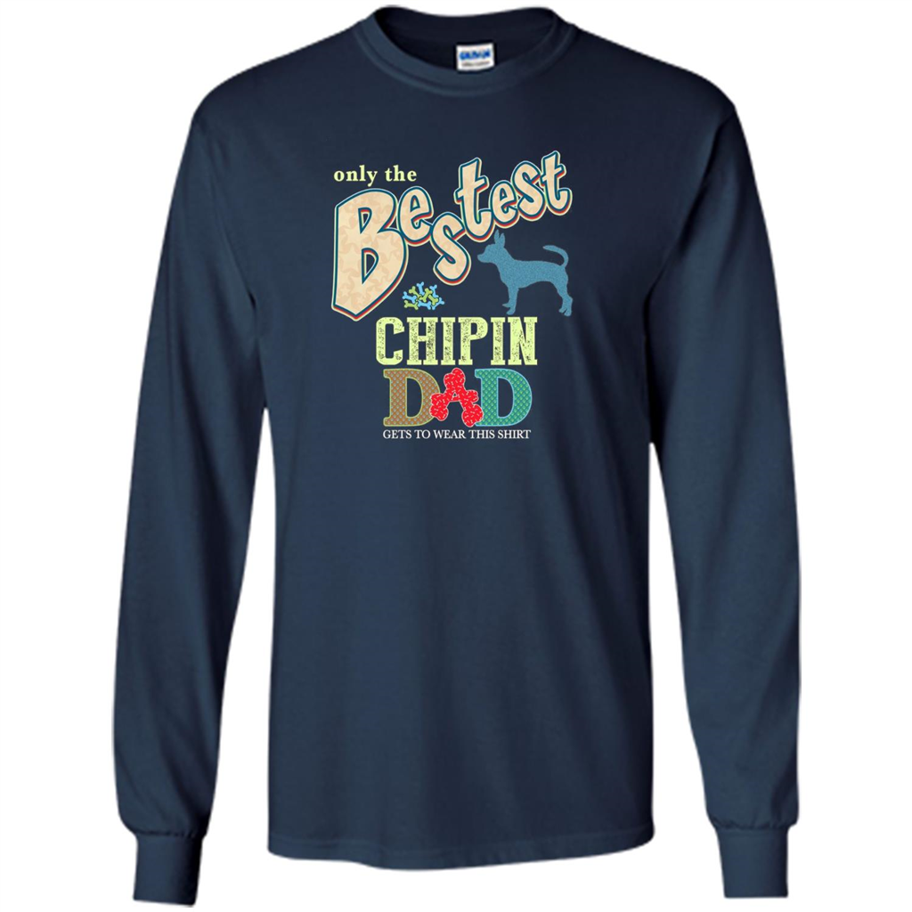 Bestest Chipin Dad Best Chipin T-shirt Navy