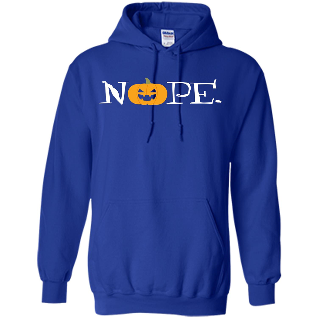 Halloween T-shirt Nope T-shirt Royal
