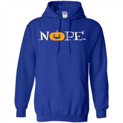 Halloween T-shirt Nope T-shirt Royal