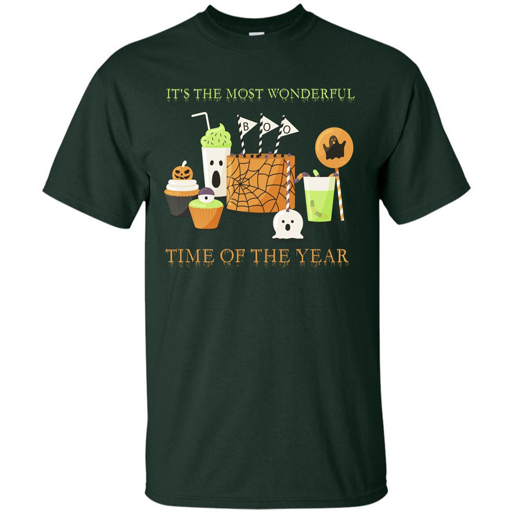 Halloween T-shirt It's The most Wonderful Time Of The Year Forest Green