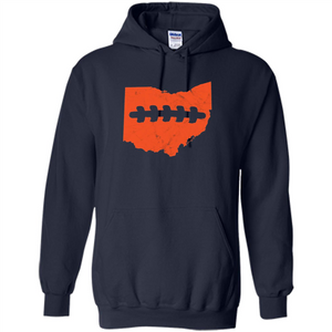 Ohio Outline Football T-shirt
