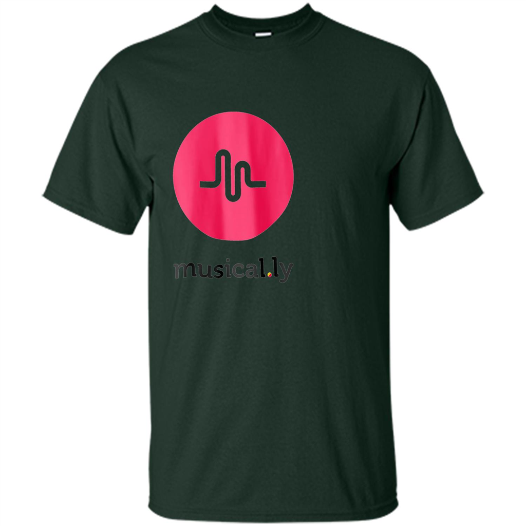 Musical.ly T-Shirt Forest Green