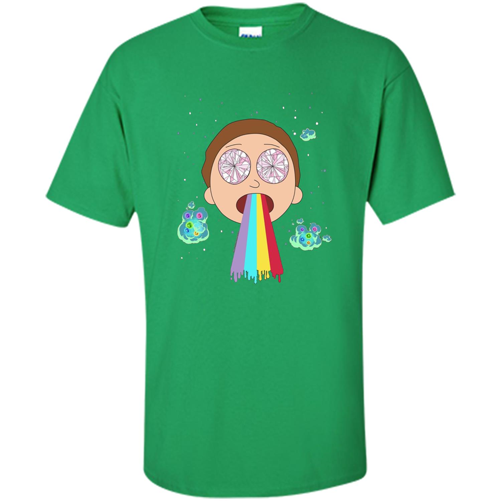 Cartoon Lovers T-shirt Space Morty Irish Green