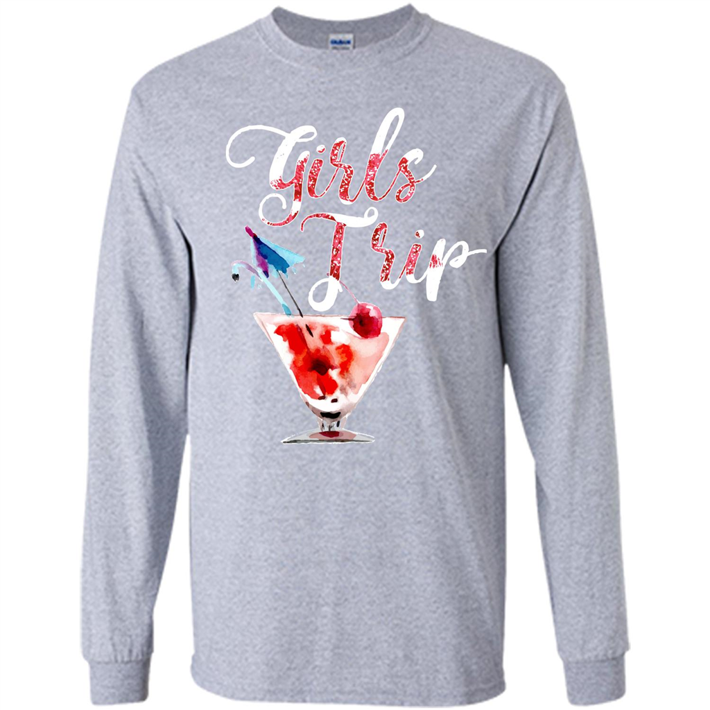 Wine T-shirt Girls Trip Wine Girls Sport Grey