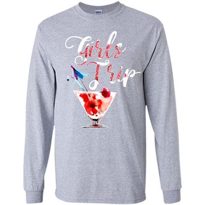 Wine T-shirt Girls Trip Wine Girls Sport Grey