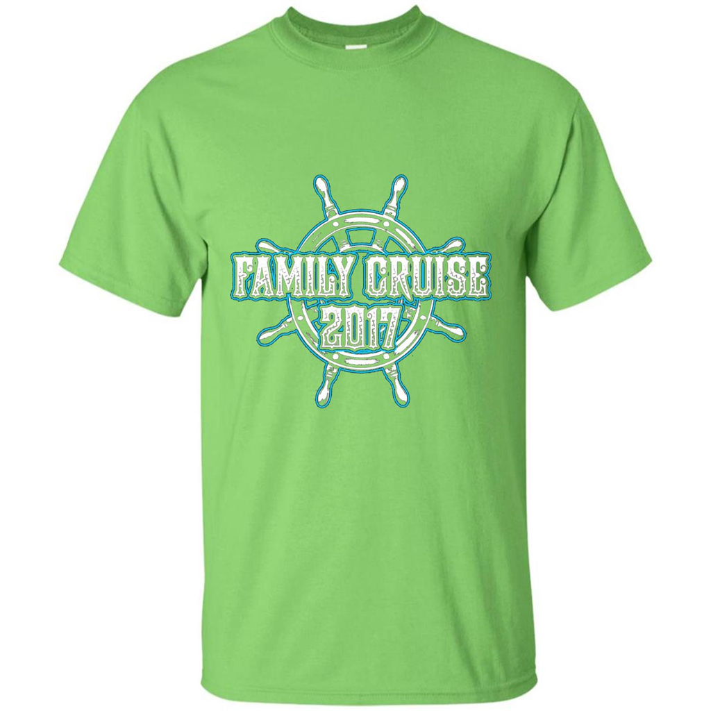 Family Cruise 2017 T-Shirt Family Vacation T-shirt Lime