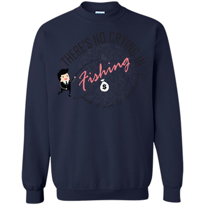 No Crying Fishing T-shirt Navy