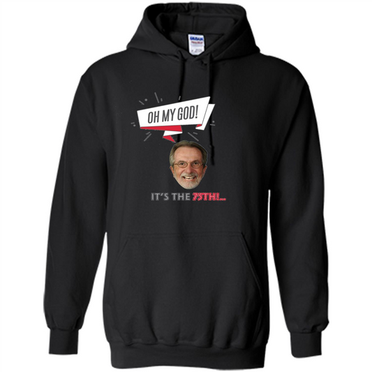 Awesome T-shirt Oh My God It's The 75th Black