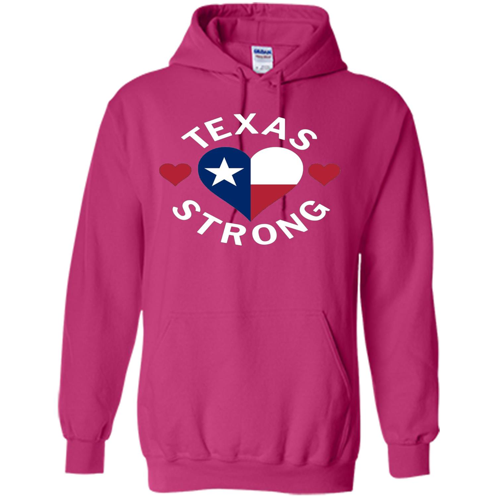 Texas Strong Hurricane Harvey Heart 2017 T-shirt Heliconia