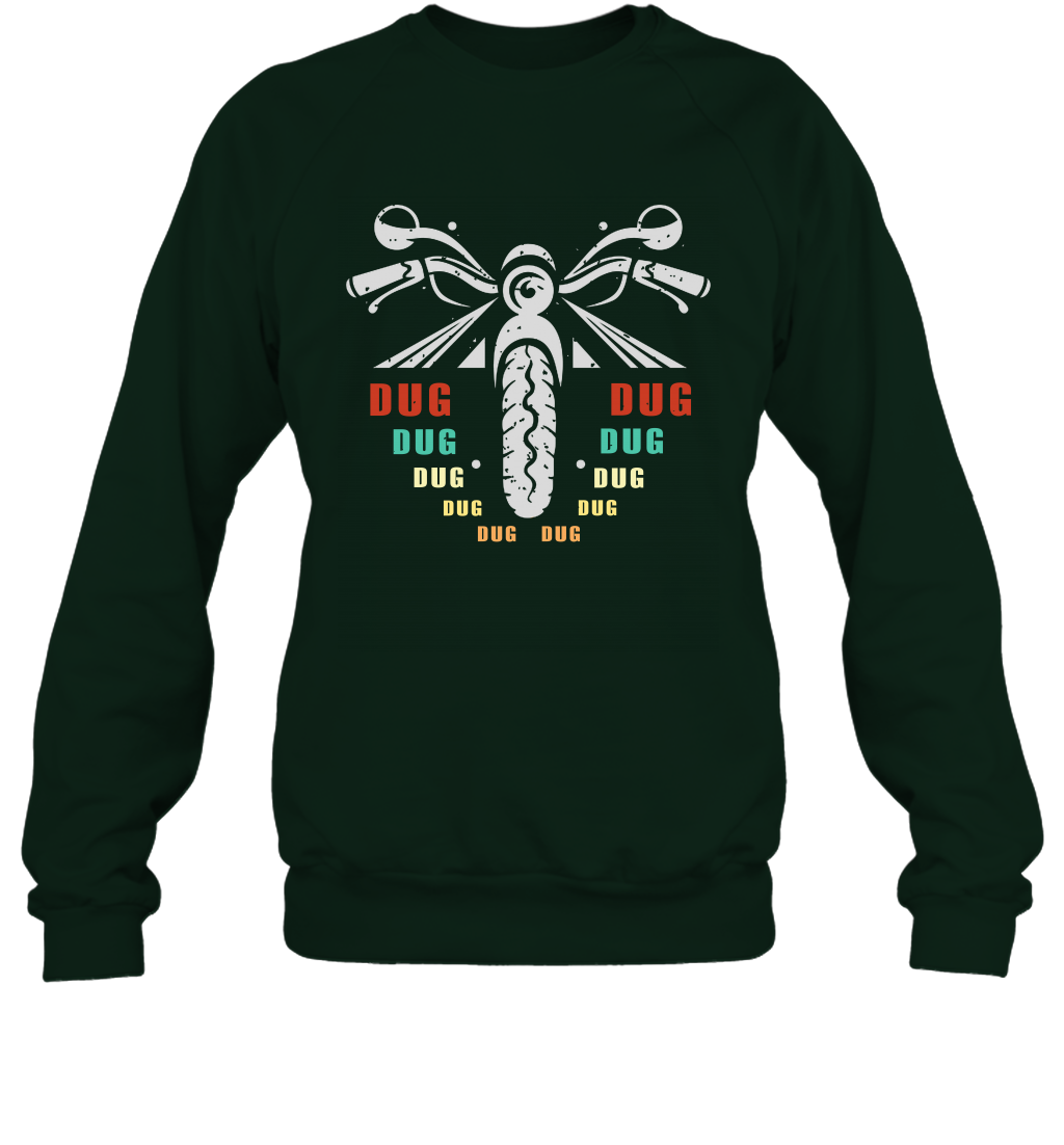Dug Dug Dug Motorcycle Racing Shirt Sweatshirt Sweatshirt Forest