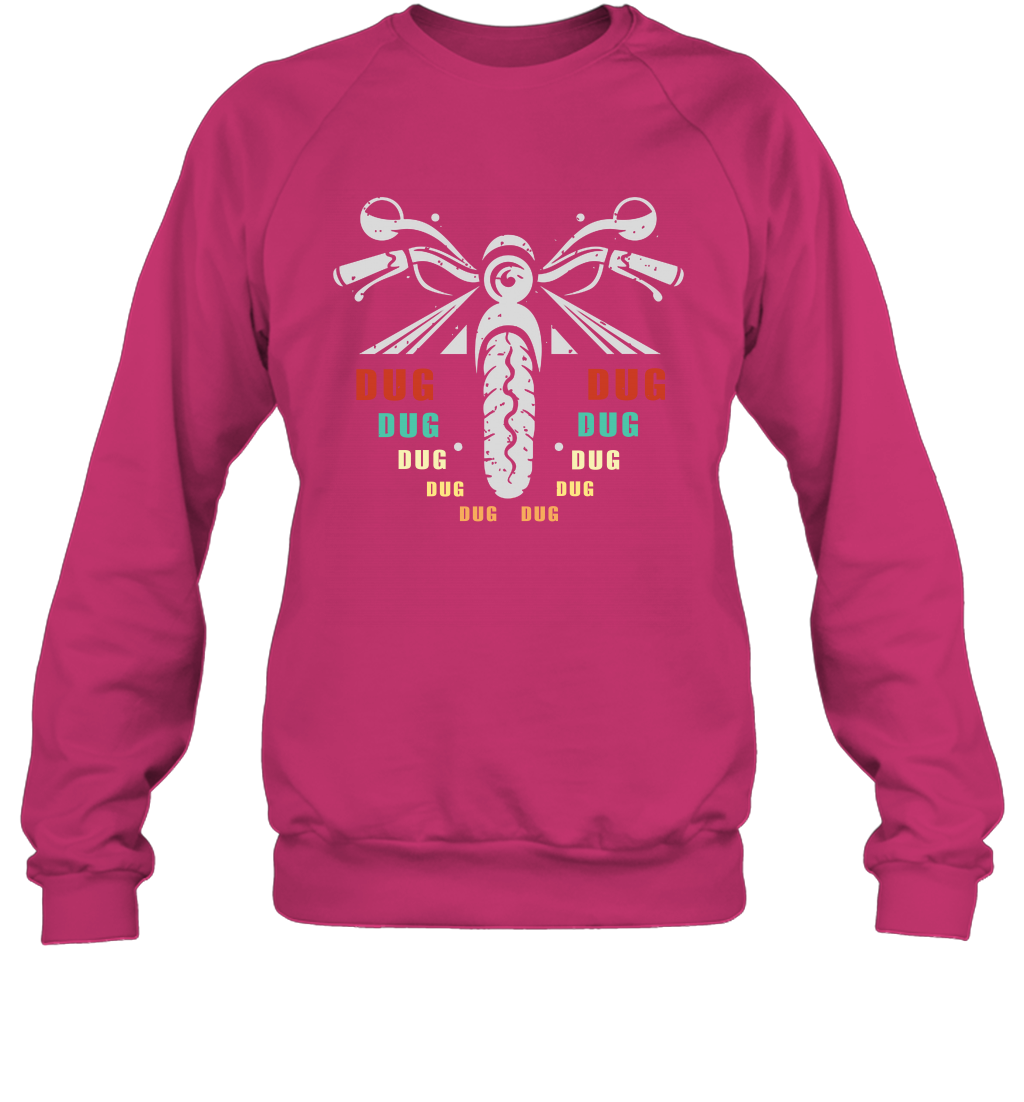 Dug Dug Dug Motorcycle Racing Shirt Sweatshirt Sweatshirt Heliconia